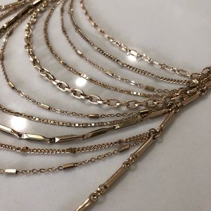 Anthropologie Jewelry - Layered Chain Tassel Necklace Anthropologie Jewelry - Layered Chain Tassel Necklace